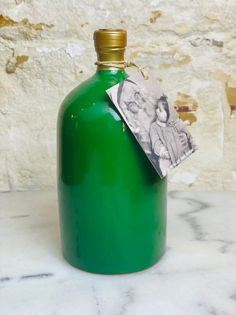 Huile d'olive Extra Vergine BIO en céramique - ZIOTONY - D.O.P Colline de Brindisi SlowFood Sapin